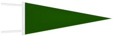 Load image into Gallery viewer, Green / White Blank Pennant Flag