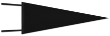 Load image into Gallery viewer, Black Blank Pennant Flag