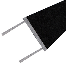 Load image into Gallery viewer, Black / Grey Blank Pennant Flag