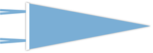 Load image into Gallery viewer, Carolina Blue & White Pennant