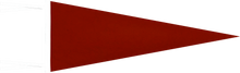 Load image into Gallery viewer, Maroon / White Blank Pennant Flag