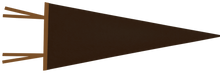 Load image into Gallery viewer, Dark Brown / Brown Blank Pennant Flag