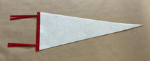 Load image into Gallery viewer, Cream & Red Blank Pennant Flag
