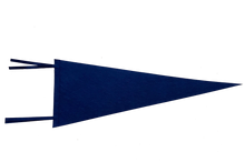 Load image into Gallery viewer, Navy Blue Blank Pennant Flag