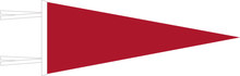 Load image into Gallery viewer, Red / White Blank Pennant Flag