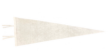 Load image into Gallery viewer, White Blank Pennant Flag