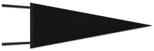 Load image into Gallery viewer, Black Blank Pennant Flag
