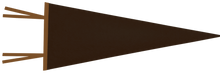 Load image into Gallery viewer, Dark Brown / Brown  Blank Pennant Flag
