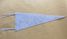 Load image into Gallery viewer, Heather grey blank pennant
