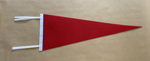 Load image into Gallery viewer, Red and White Blank Pennant Flag
